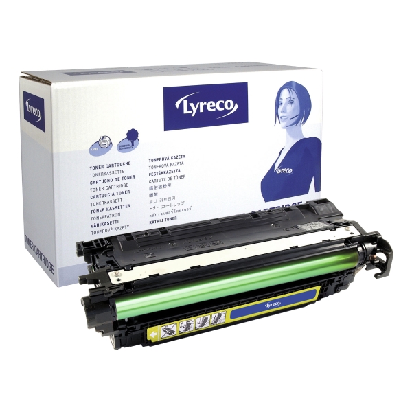 LYRECO HP COMPATIBLE CE252A PRINT CARTRIDGE YELLOW