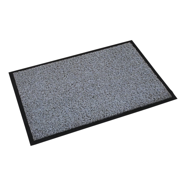 Tapis de sol extérieur Floortex Twister - 90 x 150 cm - gris