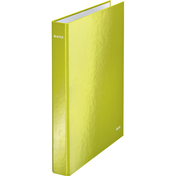 LEITZ WOW 2-RING BINDER GREEN