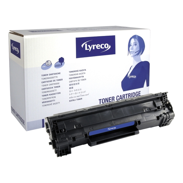 Toner Lyreco kompatibilný HP CE278A čierny do laserových tlačiarní