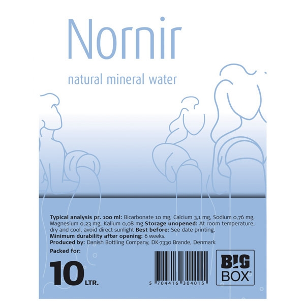 BIG BOX NORNIR MINERAL WATER 9.5L