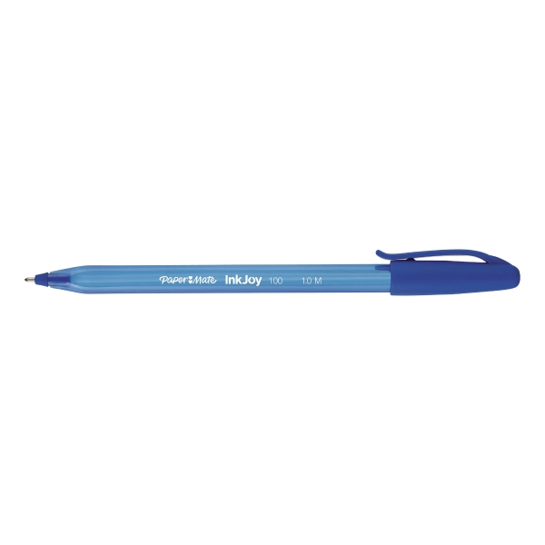 Paper Mate InkJoy 100ST Ball Pen Medium Blue - Pack Of 50