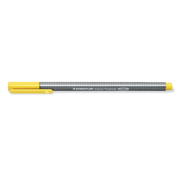 STAEDTLER 334-1 TRIPLUS FINELINER 0.3MM YELLOW