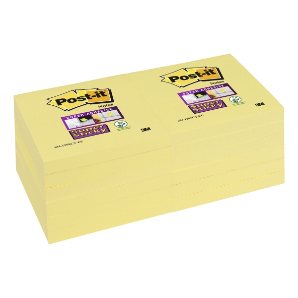 POST-IT 654-1SSCY S/S NOTE 76MM X 76MM CAN - PACK OF 12