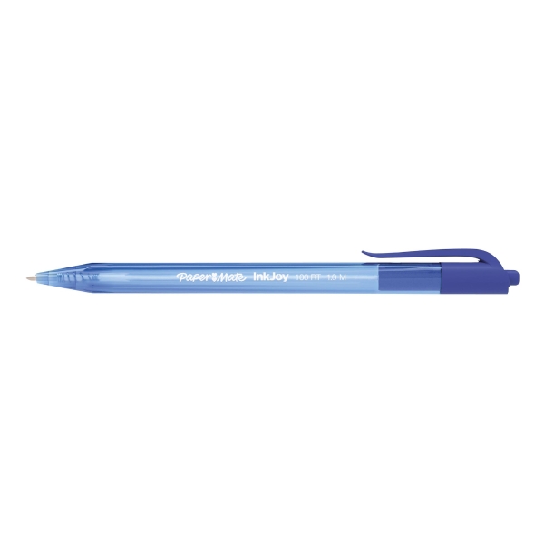 Bolígrafo retráctil PAPERMATE InkJoy 100 de color azul