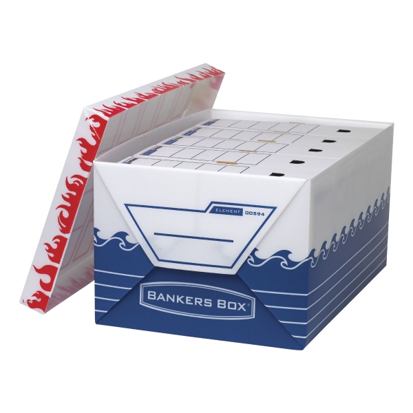 Bankers Box boîte de classement maxi 31 x 39 x 56 cm assorti - paquet de 12