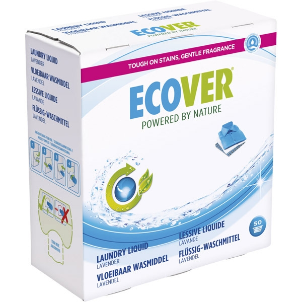 Lessive liquide concentrée Ecover Bio, recharge de 5 l