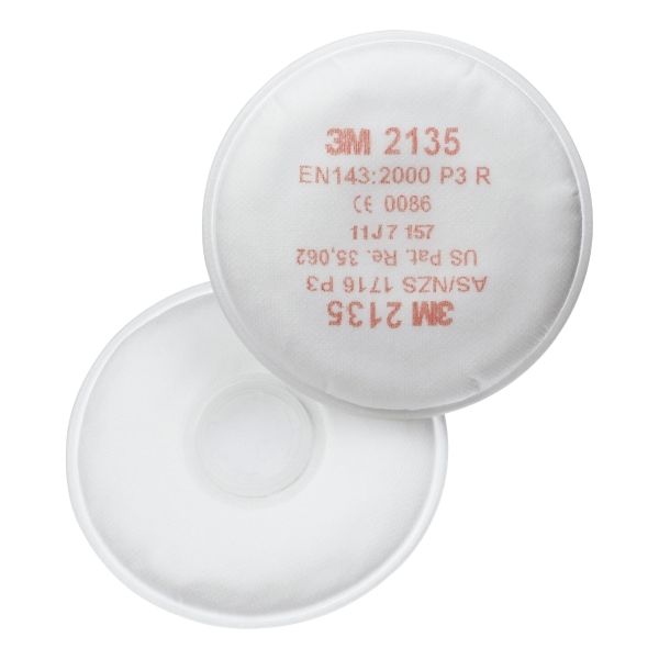 Pack de 20 filtros de protecção partículas solidas e líquidas 3M 2135 P3R