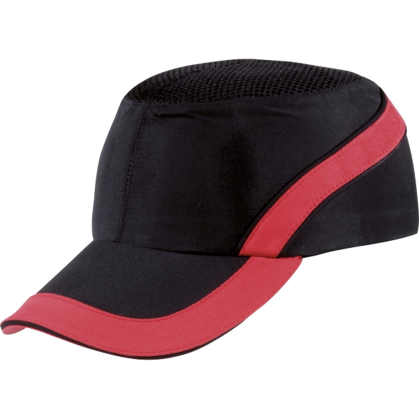 DELTAPLUS  COLTAN PROTECTION BUMP CAP BLACK AND RED