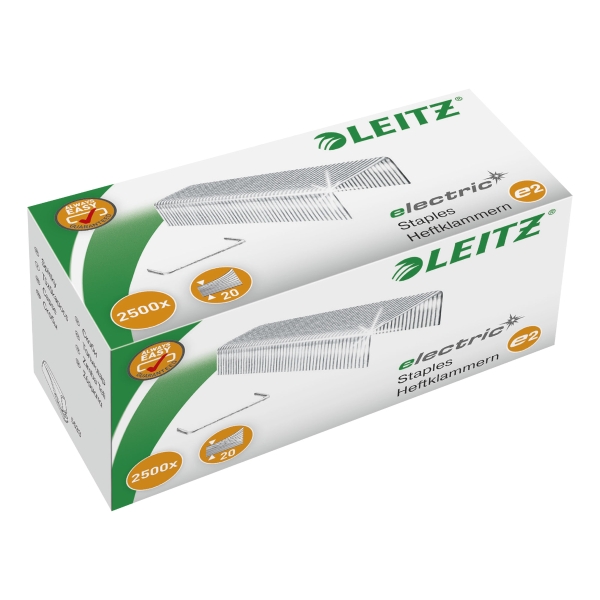 LEITZ E-2 STAPLES FOR 5533 - BOX OF 2,500