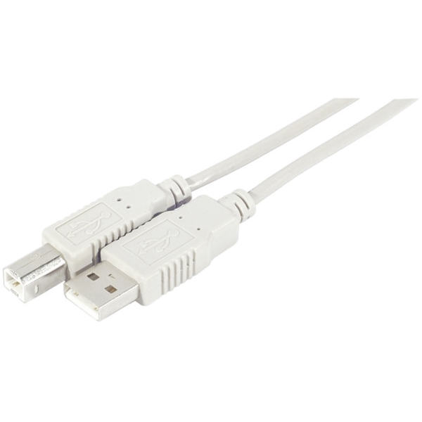 Câble USB 2.0 Dacomex - type AB - mâle/mâle - 3 m
