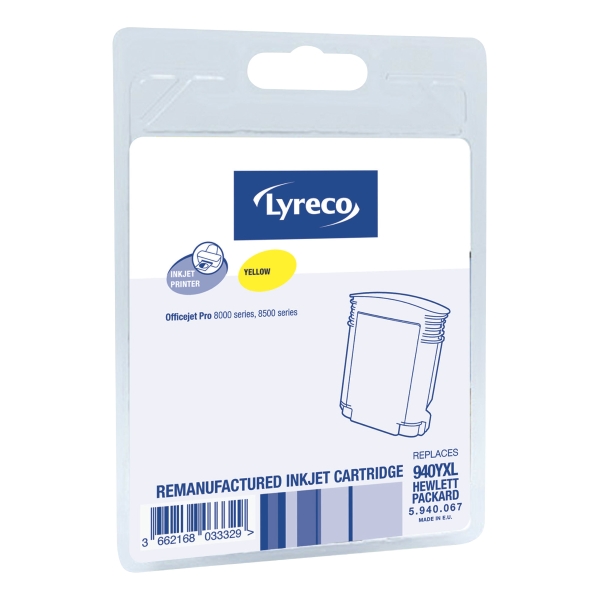LYRECO HP 940XL C4909A HIGH YIELD COMPATIBLE INKJET CARTRIDGE YELLOW
