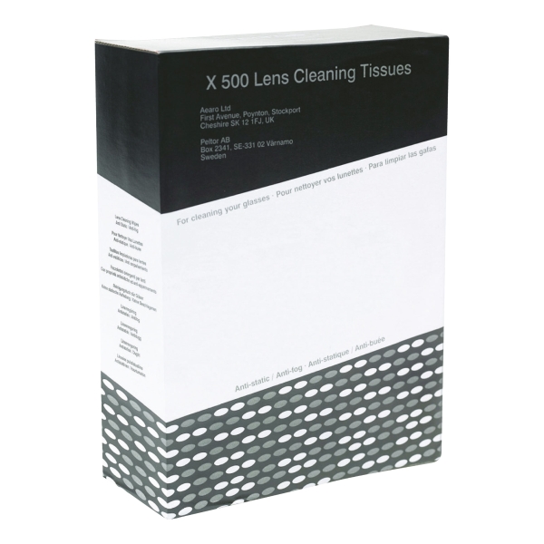3 PROTECTIVE EYEWEAR LENS CLEANING TISSUES BOX OF 500