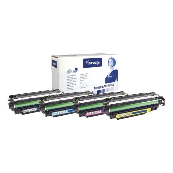Lyreco laser cartridge compatible HP CE403A red [6.000 pages]