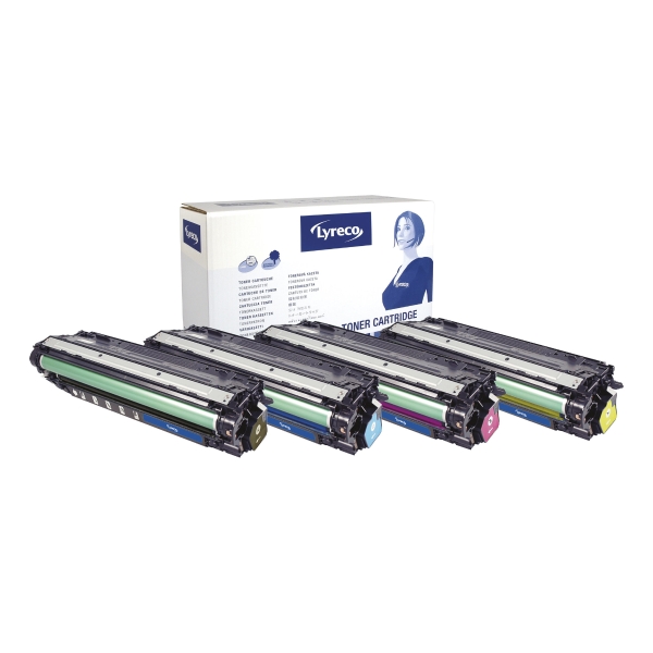 Toner Lyreco kompatibel zu HP CE270A, 13500 Seiten, schwarz