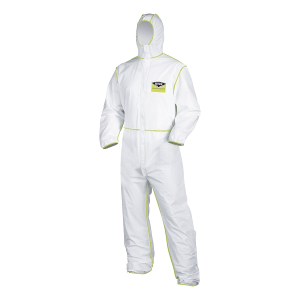 Uvex Silwear Coverall protective Catégorie 3 - taille M - blanc/citron vert