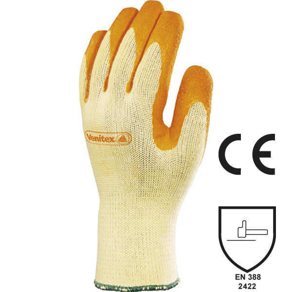 Deltaplus Ve730 Handling Gloves Orange/Yellow Size 9 (Pair)