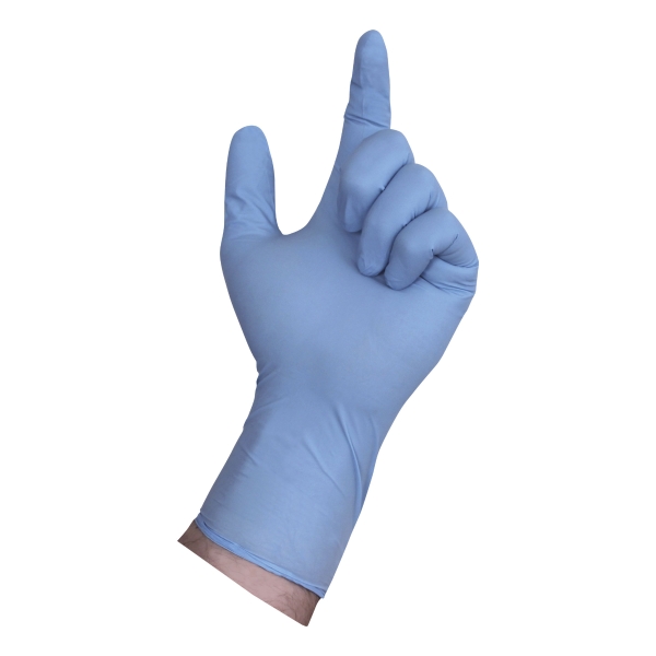 ANSELL VERSATOUCH 92-200 NITRILE GLOVES BLUE SIZE 10 - BOX OF 100