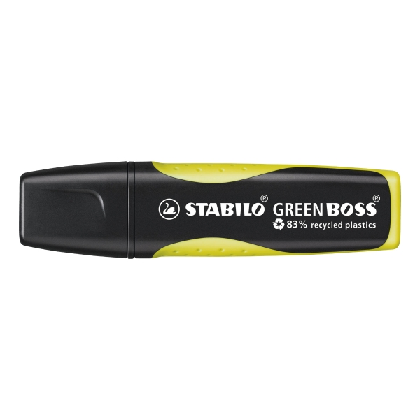 Stabilo Green Boss text marker yellow