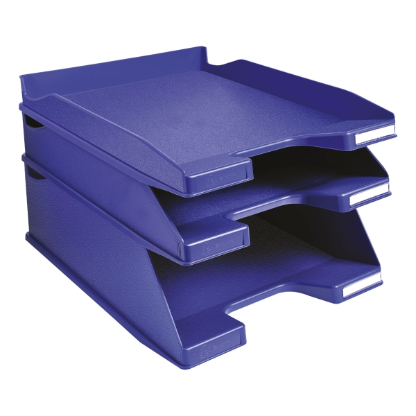 Exacompta Combo letter tray jumbo blue