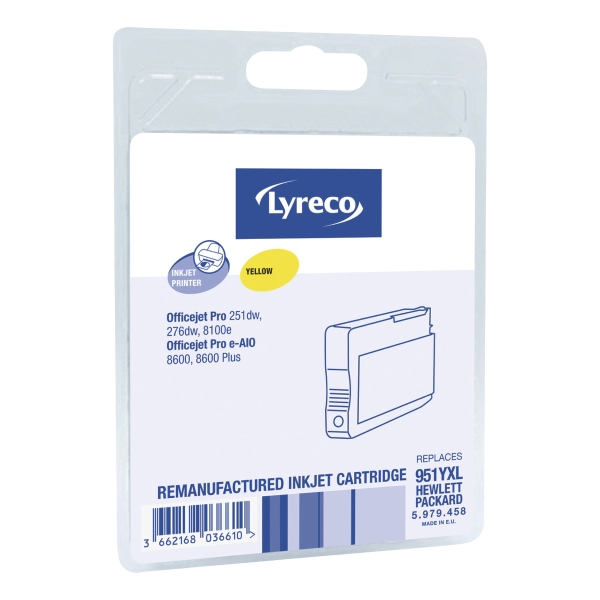 Lyreco compatible HP inkjet cartridge CN048A nr.951XL yellow hc [1.500 pages]
