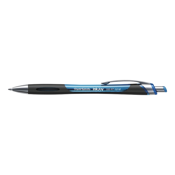 Pero Paper Mate® Inkjoy 550 RT, klikacie, guľôčkové, 1mm modré