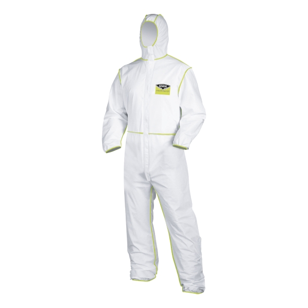 Uvex Silwear Coverall protective Catégorie 3 - taille XL - blanc/citron vert