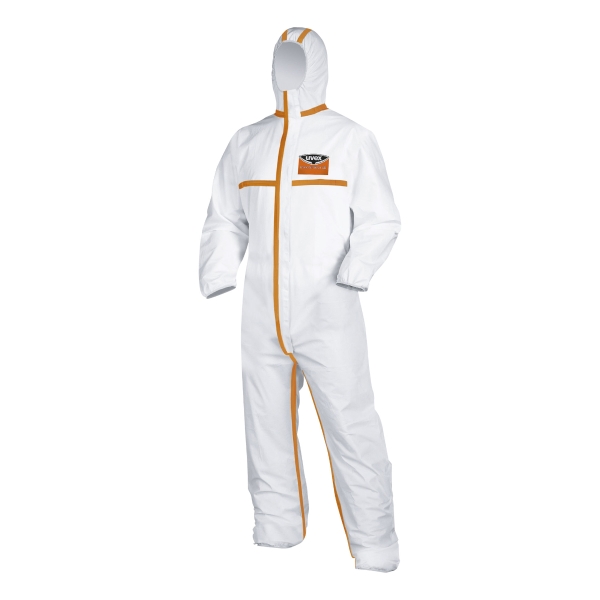 UVEX SIL-WEAR COVERALL CAT3 WH/OR L