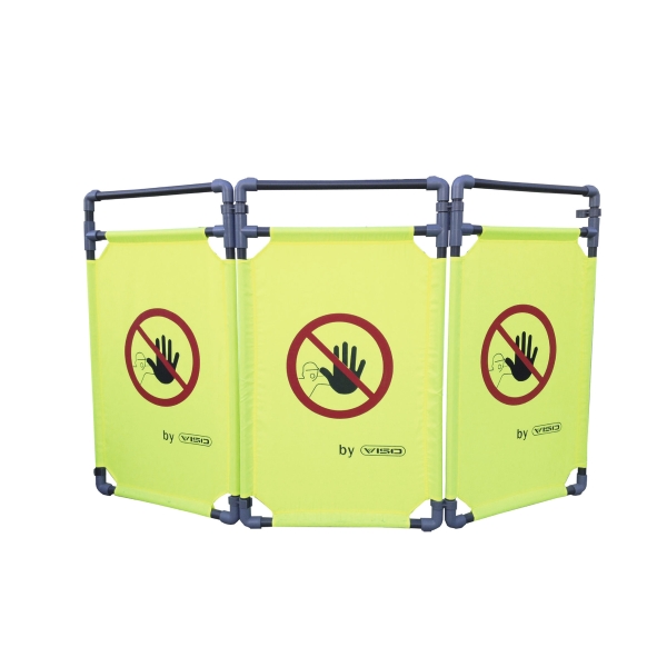 Barrière de protection ou de sécurité Viso Travolite - PVC/polyester - verte
