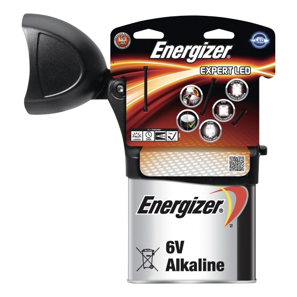 ENERGIZER EXPERT LED TORCH WITH ONE 6V BATTERY