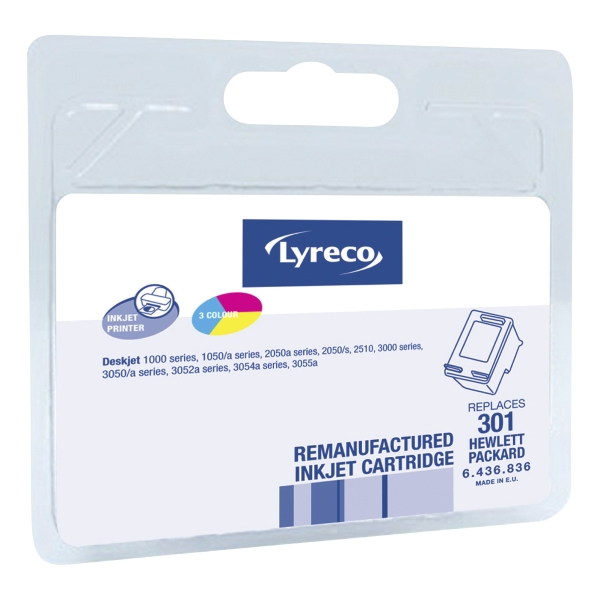 LYRECO I/JET CART COMP HP301 CH562EE COL