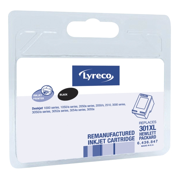 Lyreco compatible HP inkjet cartridge CH563 black high capacity [480 pages]