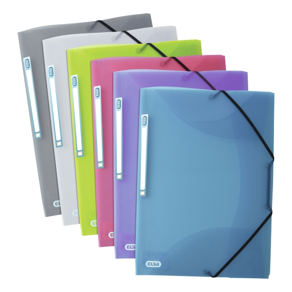 HAWAI 3 FLAP FOLDERS ASSORTED COLOURS - PACK OF 12