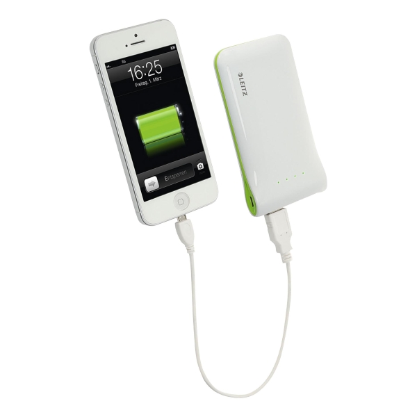 LEITZ COMPLETE PORTABLE USB CHARGER WHITE
