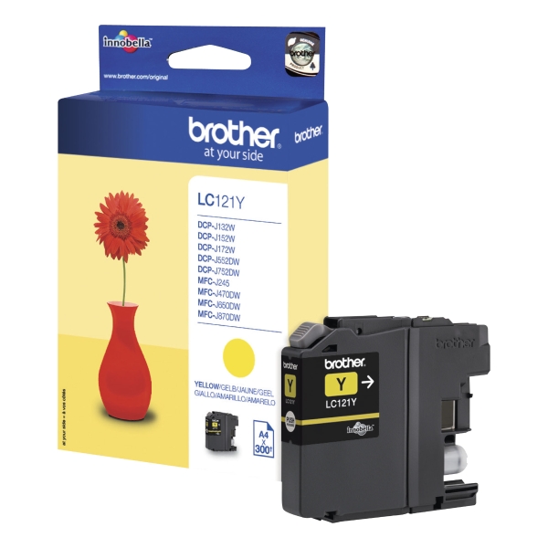 CARTRIDGE BROTHER LC121Y ŽLUTÁ