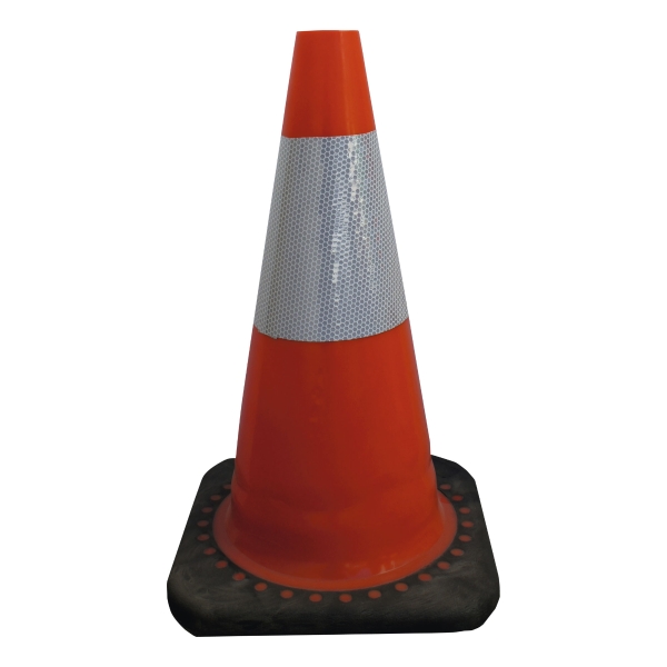 SECURITY CONE VISO RC500 CLASS 2 PVC 45 CM RED/WHITE