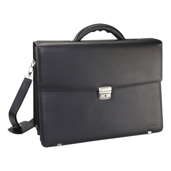 Monolith Leather Look Briefcase