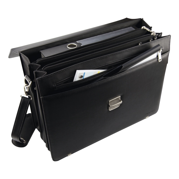 Monolith 2334 leather briefcase