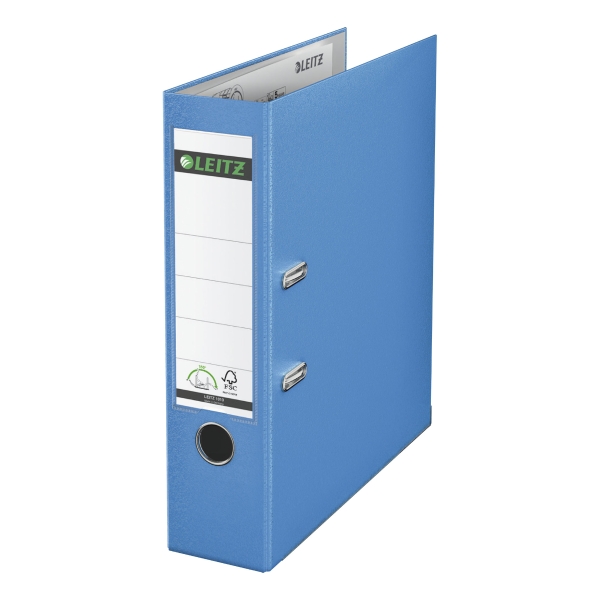 LEITZ LEVER ARCH FILE A4 80MM PP B/BLU