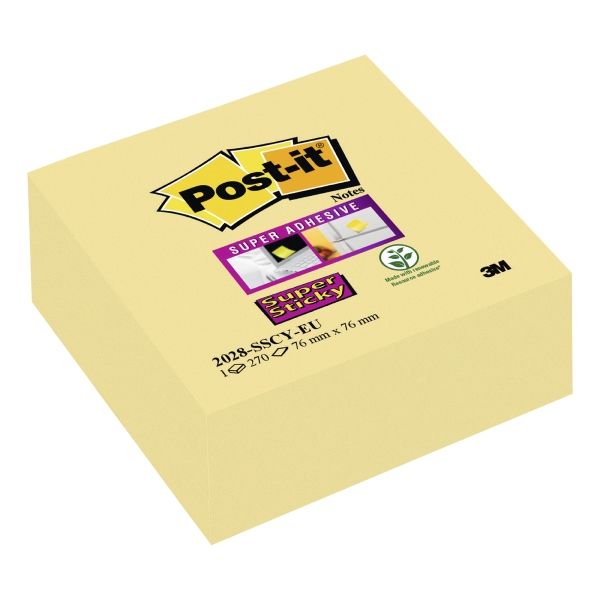 POSTIT2028-SSCY S/S CUBE76X76MM 270S CAN