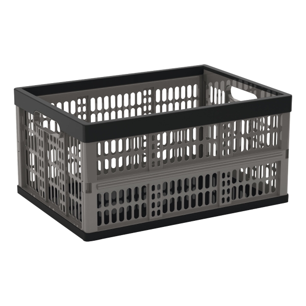 Strata Folding Crate 32 Litre Grey