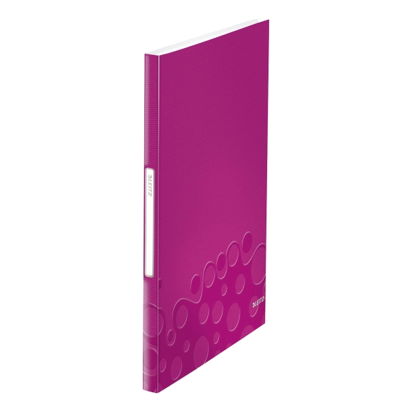 Leitz WOW display book 40 pockets PP max 80 sheets A2 23,1X31CM pink