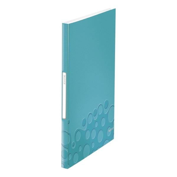 Leitz WOW display book 40 pockets PP max 80 sheets A2 23,1X31CM ice blue