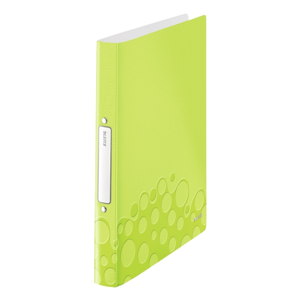 Leitz Wow 4257 A4 2-Ring Binder Polypropylene Green