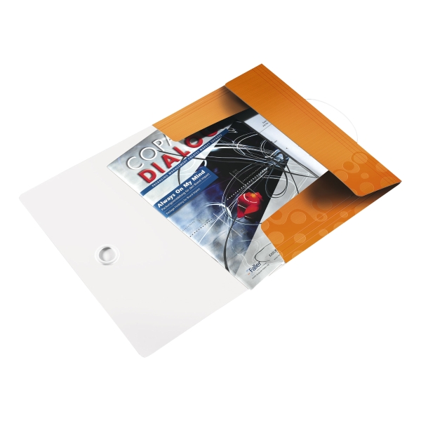 Leitz Wow 3 Flap Folder Orange