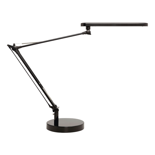 Lampe Unilux Manboled - LED - double bras articulé - noire