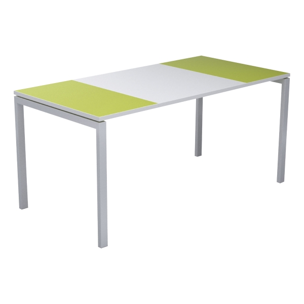 PAPERFLOW EASYDESK 1600 X 800MM GREEN AND WHITE