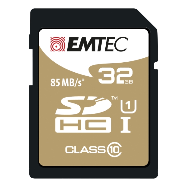 EMTEC GOLD SDHC MEMORY CARD 300X 32GB