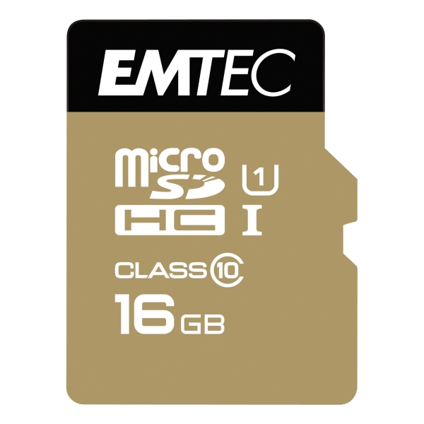 EMTEC GOLD MICROSDHC M/CARD W/A 150X 16G