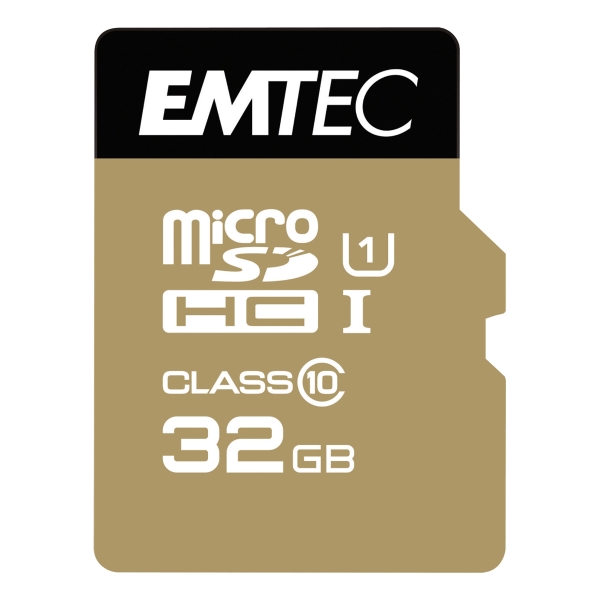 Paměťová karta Micro SDHC EMTEC GOLD s adaptérem 570X 32 GB